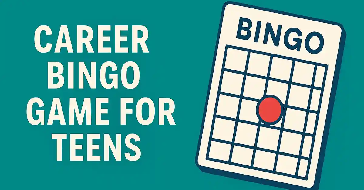 career bingo game for teens