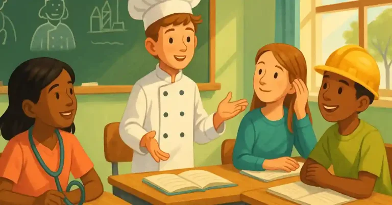 Career day role play lesson