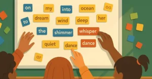 magnetic poetry lesson plan