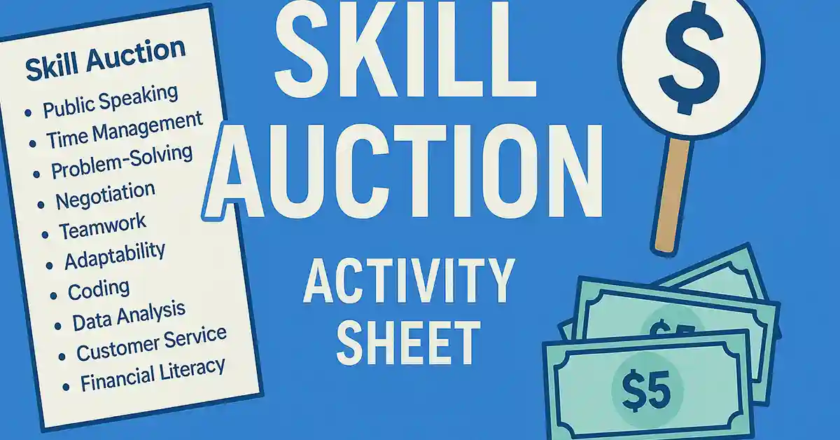 Skill Auction lesson plan