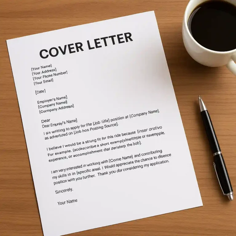 cover letter lesson plan
