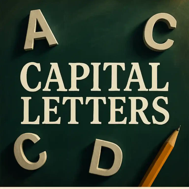 capital letters