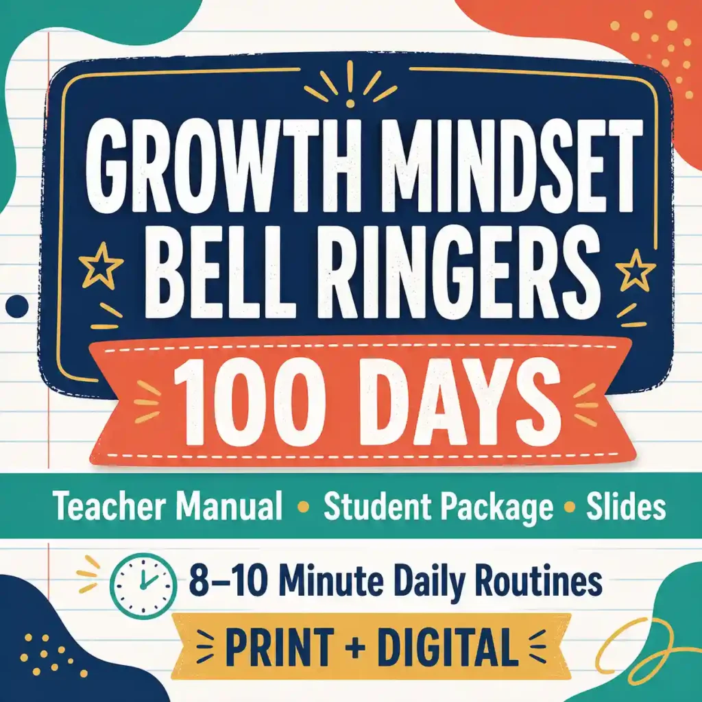 Growth Mindset Bell Ringers
