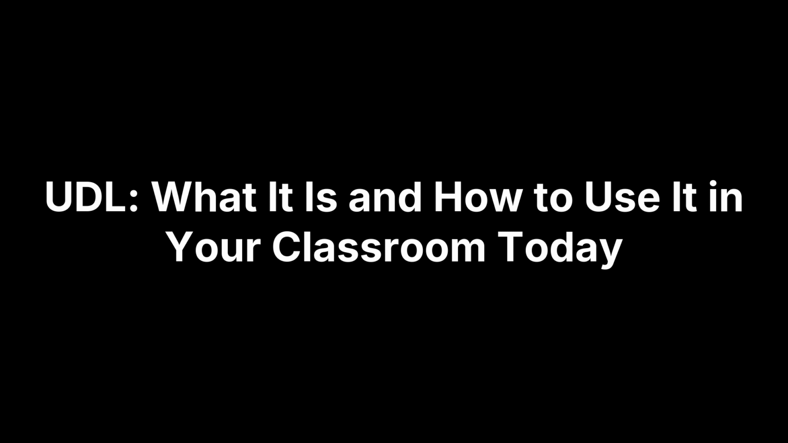 Udl Lesson Plan Template With Example And Free Pdf