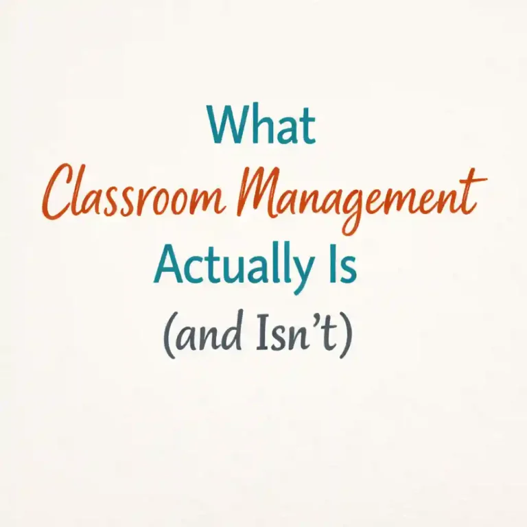 what is classroom management