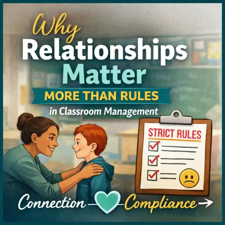 why relationships matter in classroom management