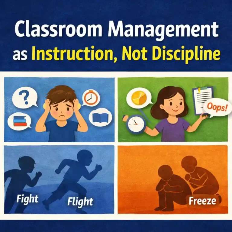 classroom management as instruction