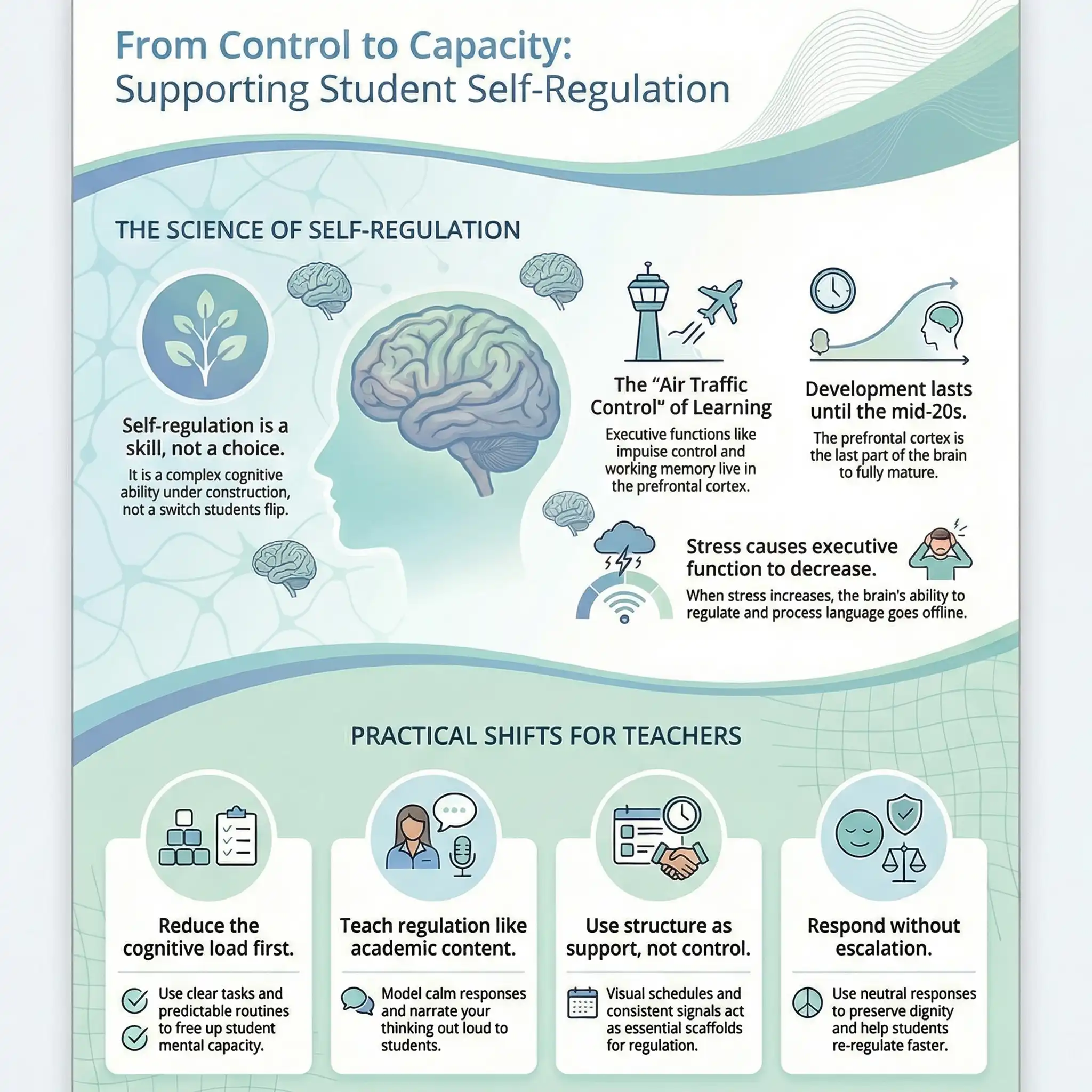 Self-Regulation in Students Inforgraphic