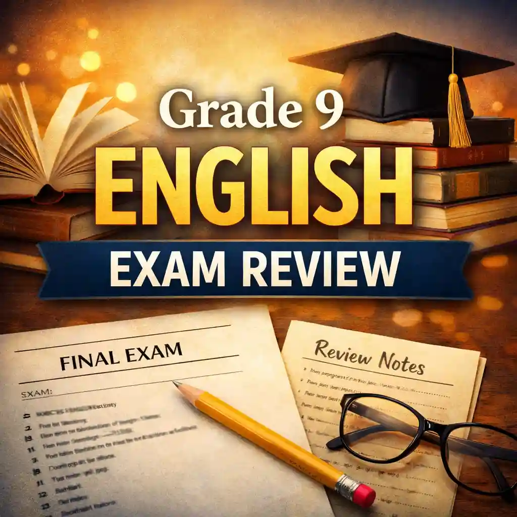 Grade 9 English exam review