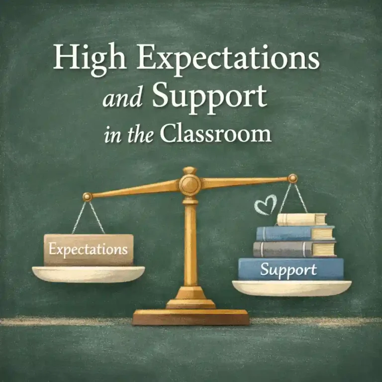 High expectations and high support