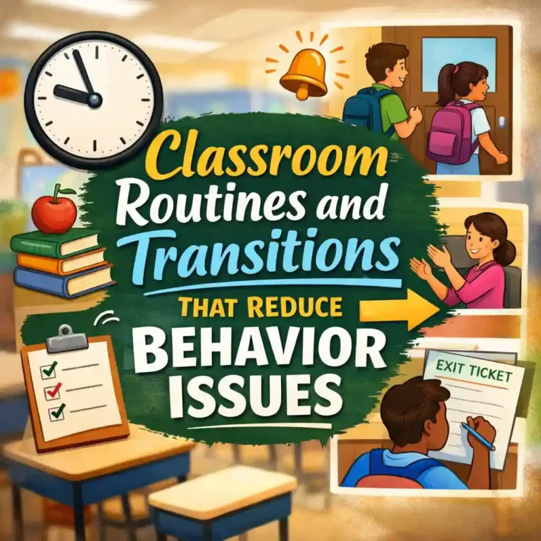 classroom routines and transitions