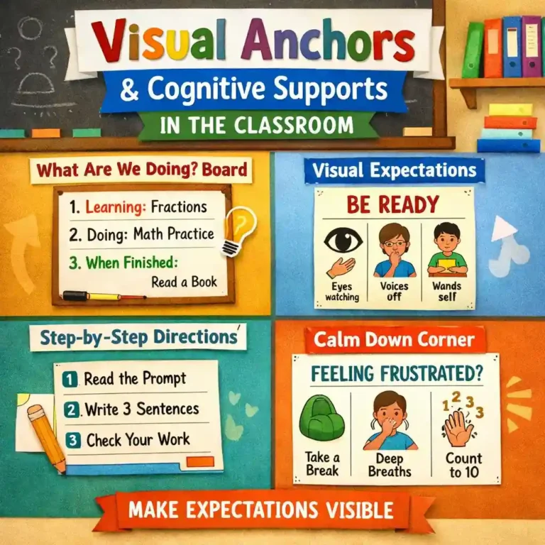 visual anchors in the classroom