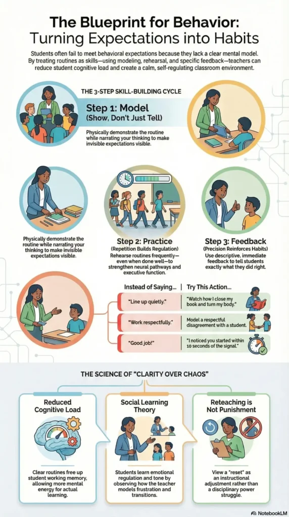 Classroom Attention Signals Infographic