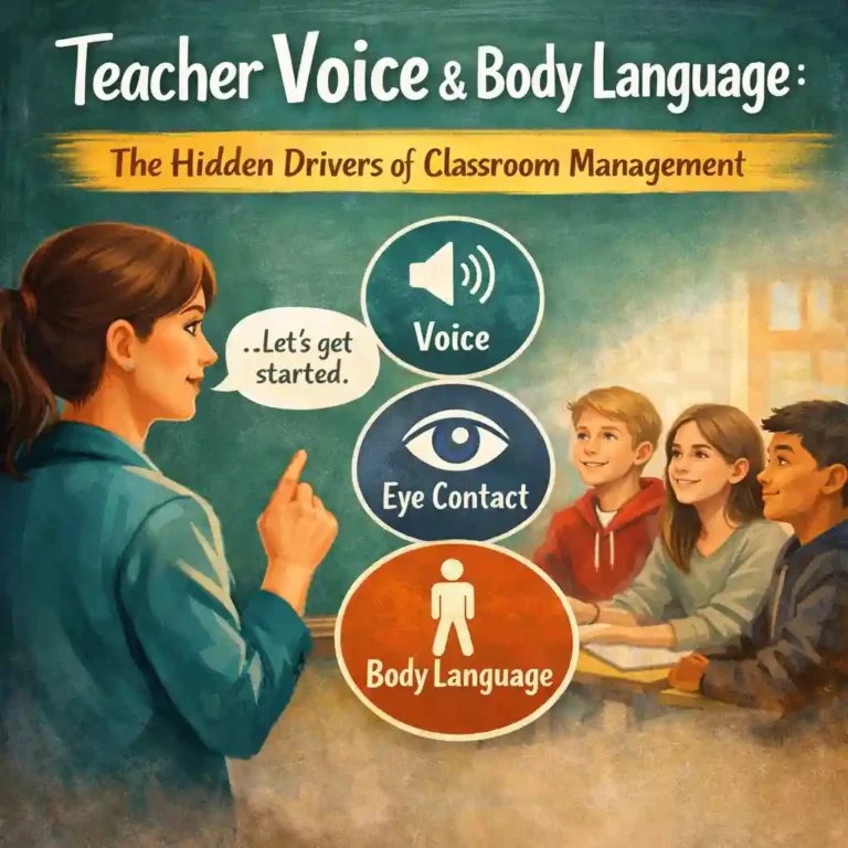 teacher voice and body language