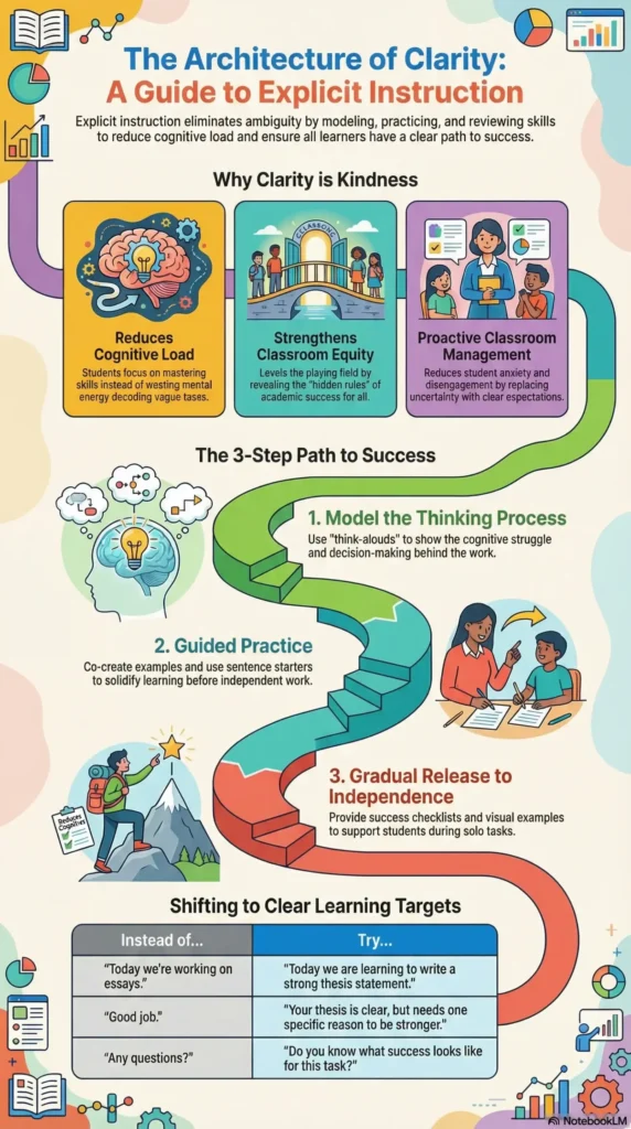 Explicit Instruction Infographic