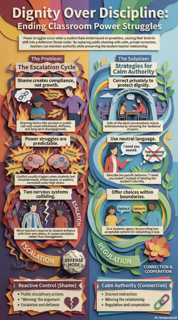 Avoiding Power Struggles Infographic