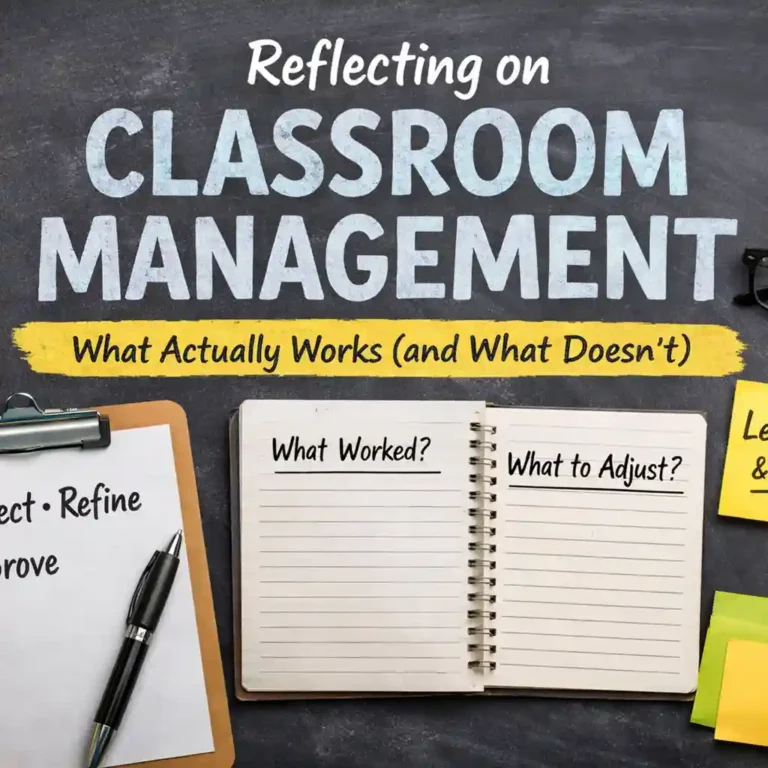 reflective classroom management