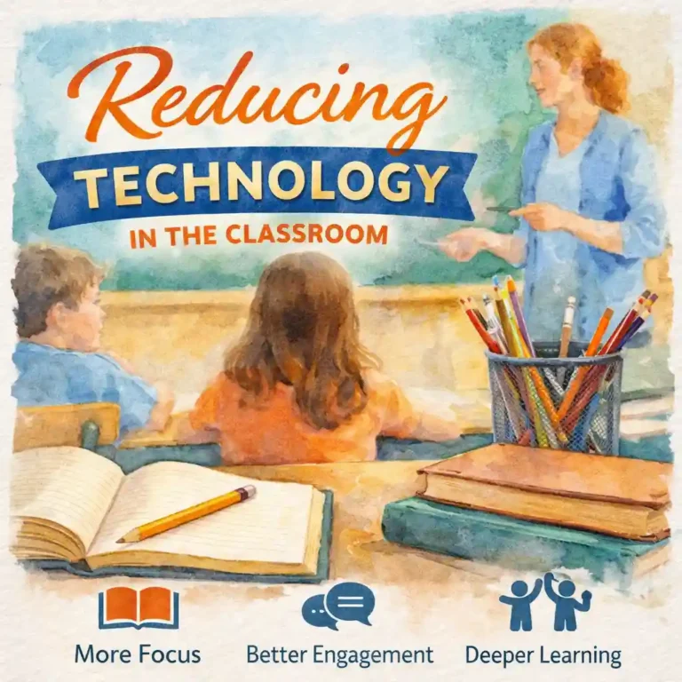 reducing technology in the classroom