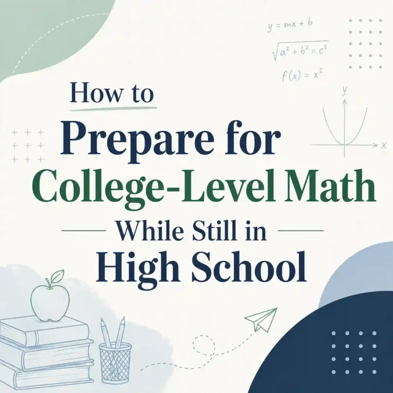 prepare for college-level math
