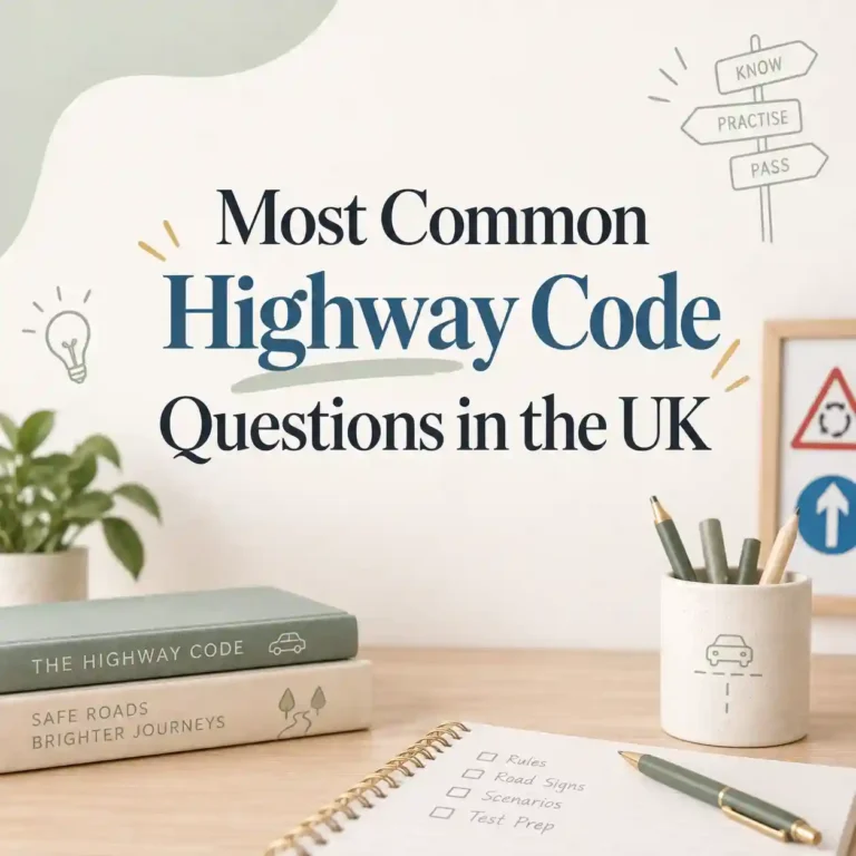 most common highway code questions