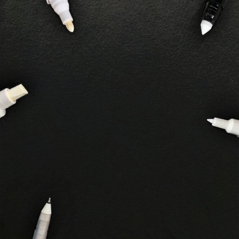 Chalk and school supplies arranged for no-device classroom games